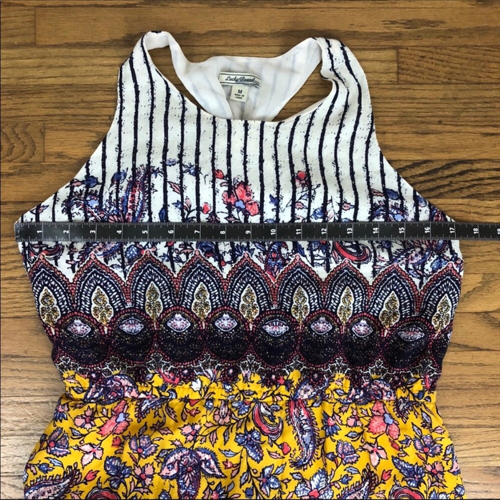 Lucky Brand Floral Midi Dress Size M - Picture 6 of 8